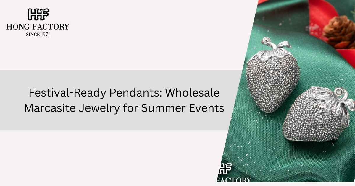 Festival-Ready Pendants: Wholesale Marcasite Jewelry for Summer Events