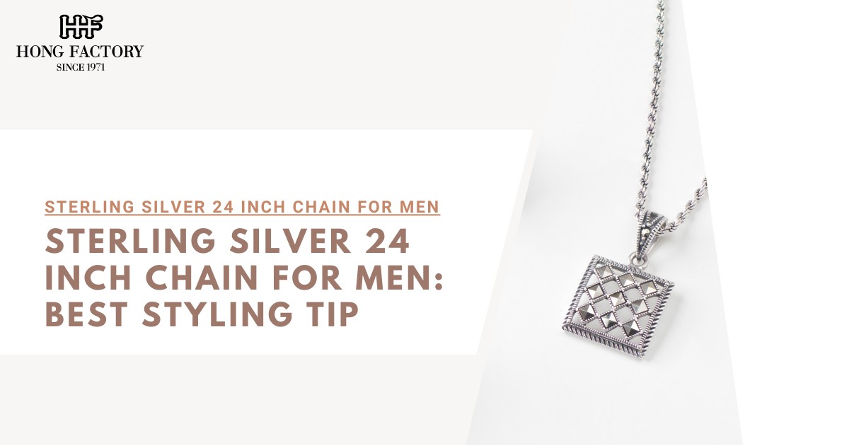 Sterling Silver 24 Inch Chain for Men: Best Styling Tip
