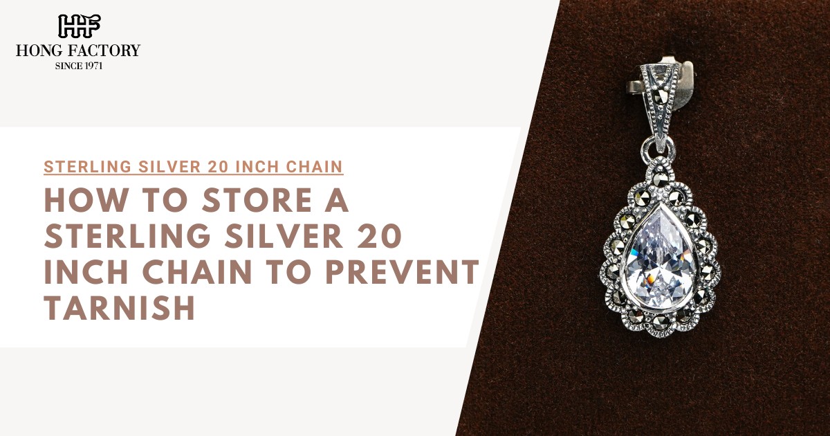 How to Store a Sterling Silver 20 Inch Chain to Prevent Tarnish