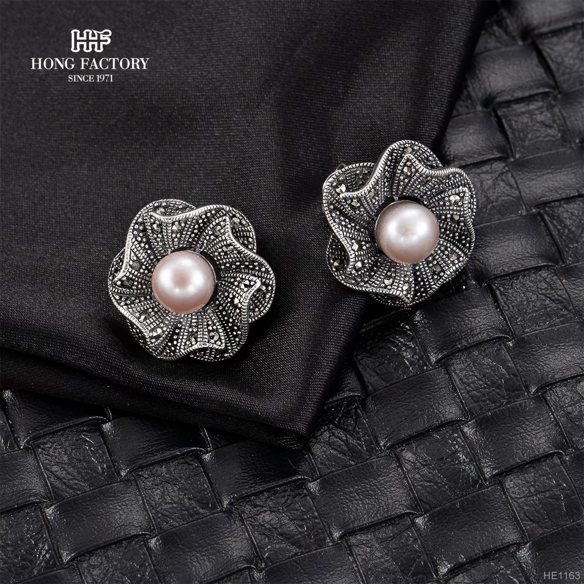 Silver Hoop Earring 70mm