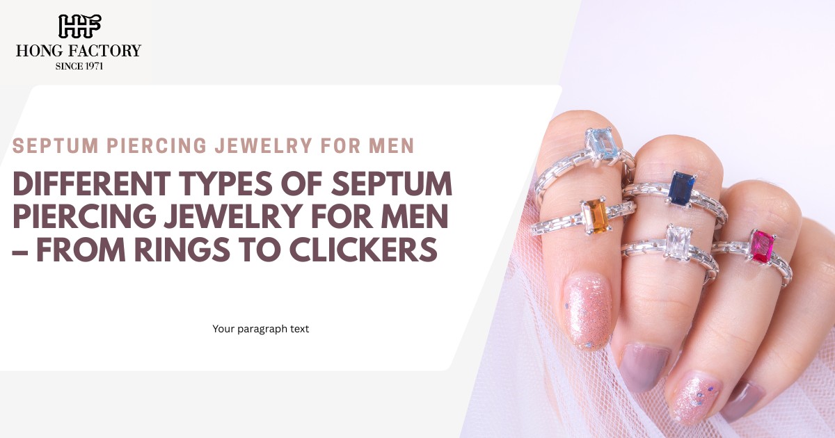 Septum Piercing Jewelry for Men