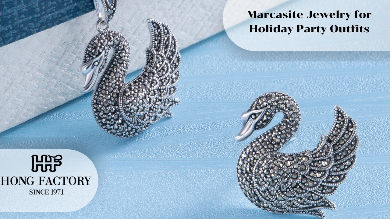 Marcasite Jewelry for Holiday Party Outfits