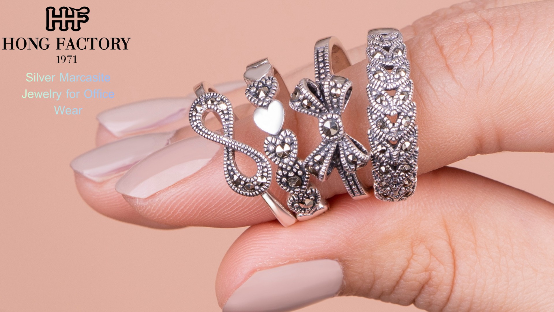 Silver Marcasite Jewelry for Office Wear