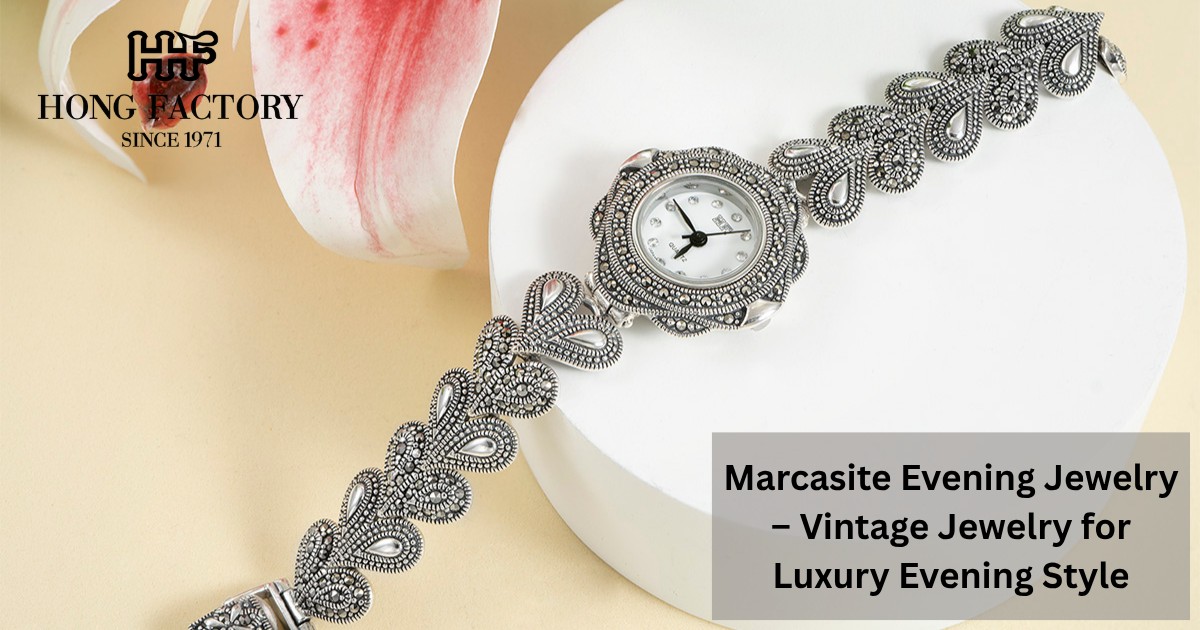 Marcasite Evening Jewelry – Vintage Jewelry for Luxury Evening Style
