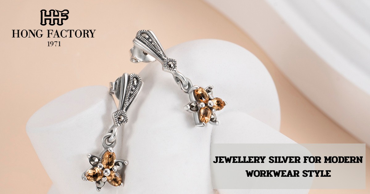 JEWELLERY SILVER FOR MODERN WORKWEAR STYLE